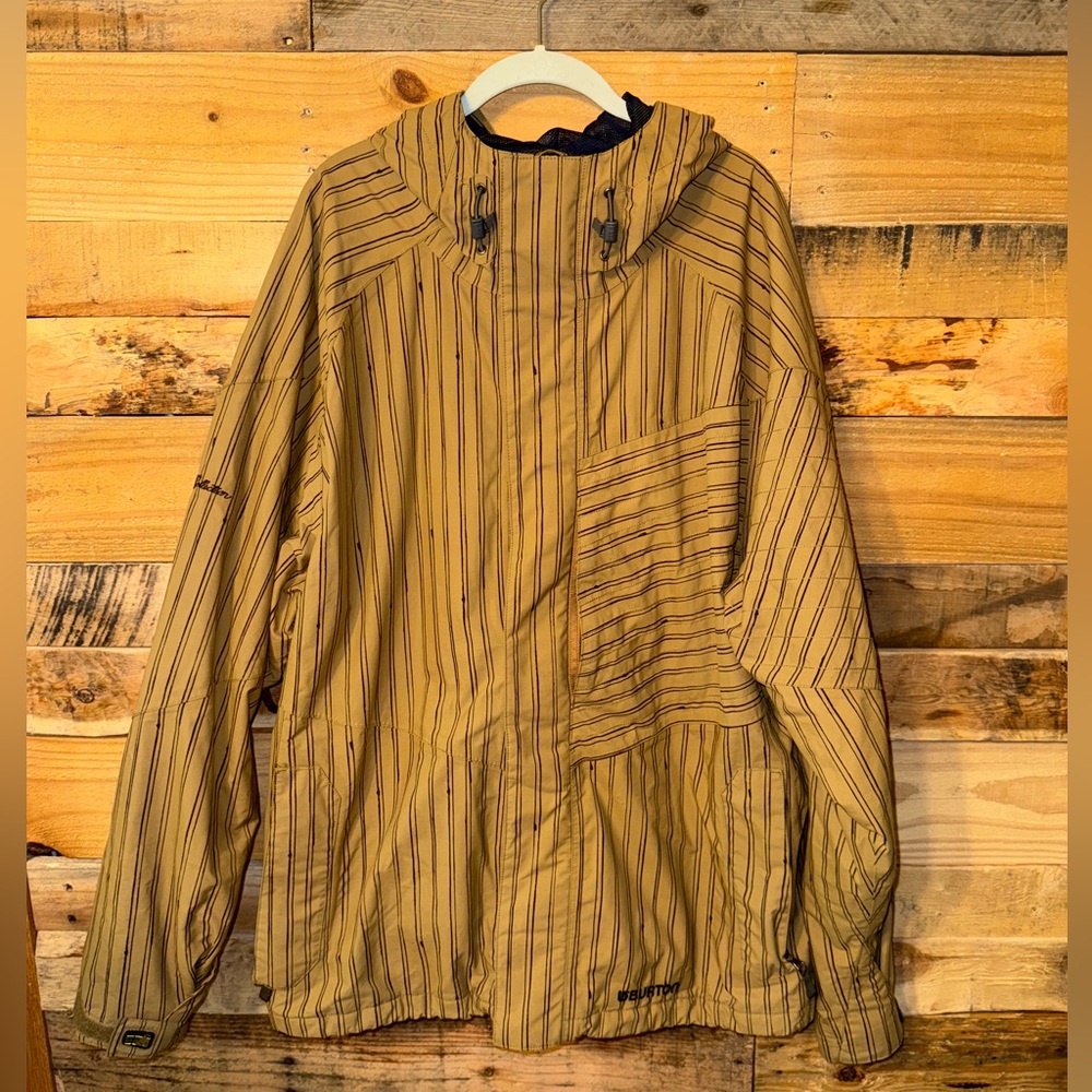 Burton Tan and Black Striped Jacket
